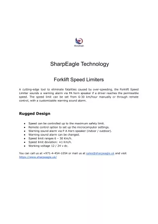 sharpeagle technology