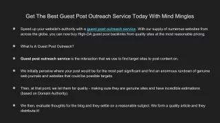 get the best guest post outreach service today