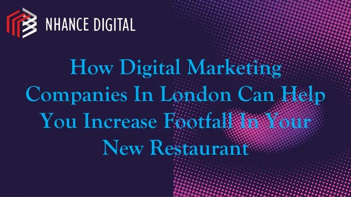 how digital marketing companies in london