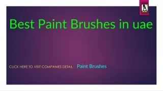 Best Paint Brushes in uae