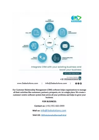 our customer relationship management crm software