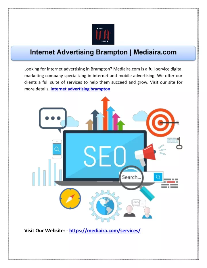 looking for internet advertising in brampton