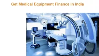 Get Medical Equipment Finance in India with Bajaj Finserv