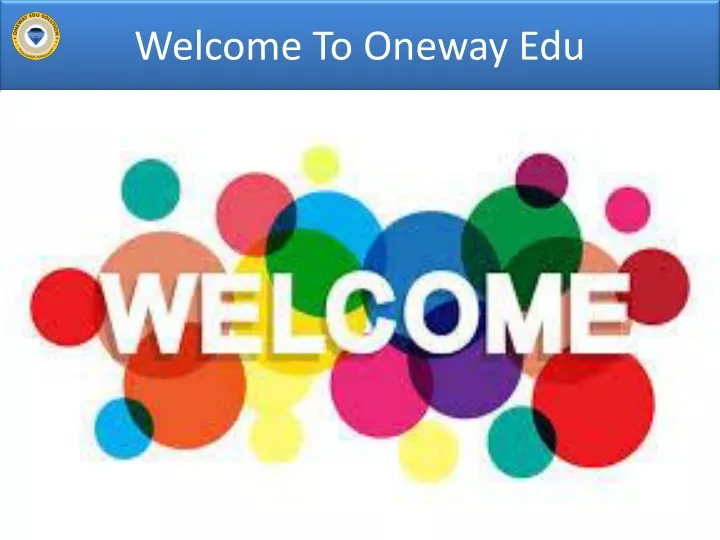 welcome to oneway edu