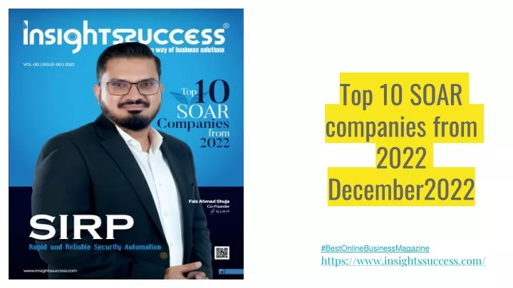 top 10 soar companies from 2022 december2022