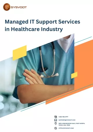 Managed IT Support Services in Healthcare Industry