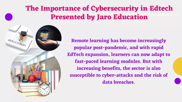 the importance of cybersecurity in edtech