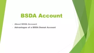 bsda account