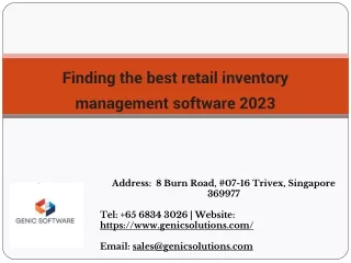 Best retail inventory management software 2023