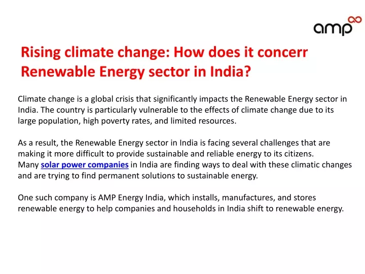 rising climate change how does it concern