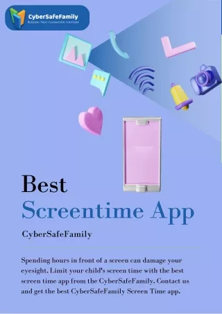 Best Screen Time App | CyberSafeFamily
