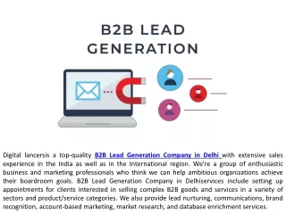 B2B Lead Generation Company in Delhi