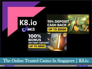 Trusted Online Crypto Casino Singapore 2023 | K8.io/sg/
