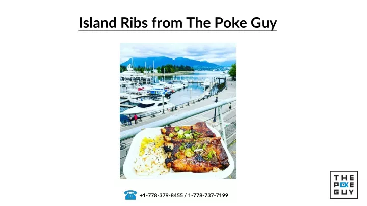 island ribs from the poke guy