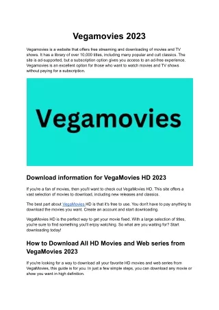 vegamovies 2023