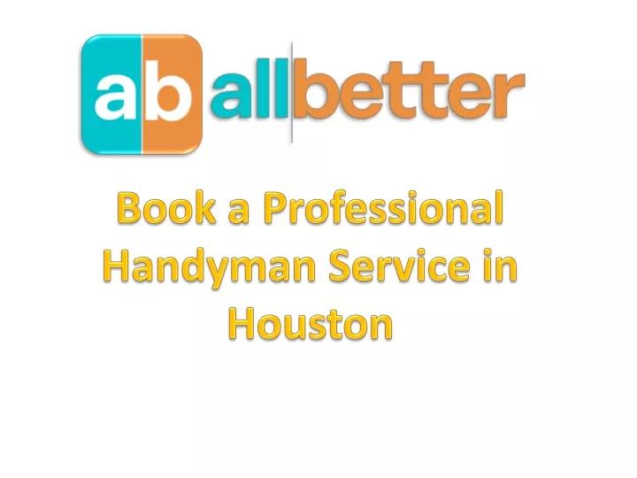 book a professional h andyman s ervice in houston