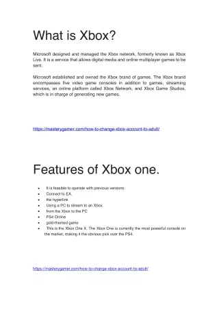 How to change Xbox account to adult