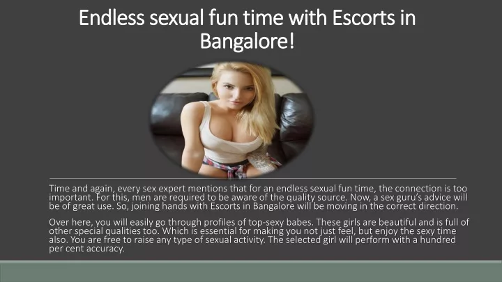 endless sexual fun time with escorts in bangalore