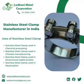 Stainless Steel Clamp | Gold Refining Machine | Titanium Tank Manufacturer- Ladh