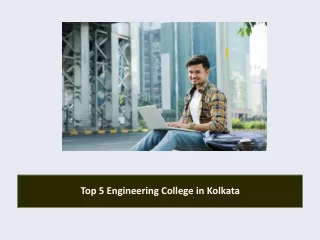 Top 5 Engineering College in Kolkata