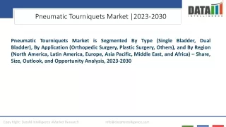 Pneumatic Tourniquets Market Regional Outlook 2023-2030