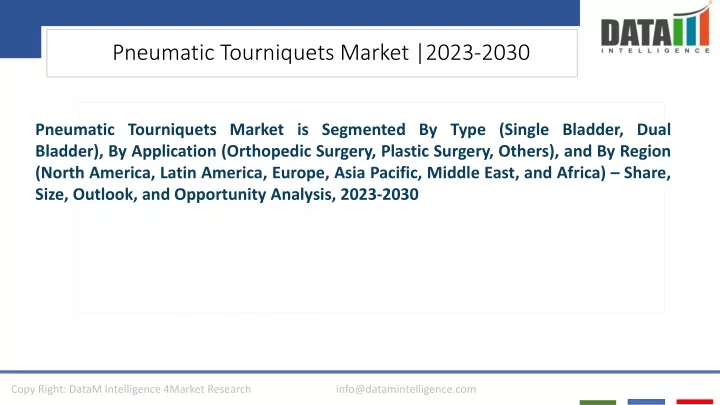 pneumatic tourniquets market 2023 2030