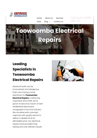 Toowoomba Electrical Repairs