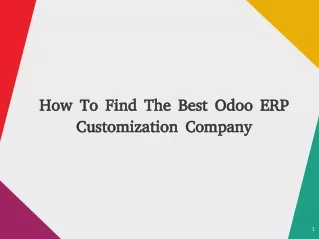 How to find the best Odoo  customization company - Technaureus