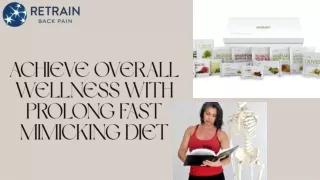 Buy Prolonged Fast-Mimicking Diet Online | Retrain Back Pain