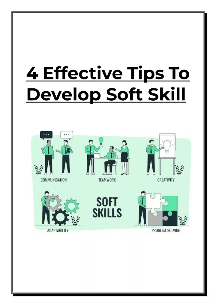 4 effective tips to develop soft skill