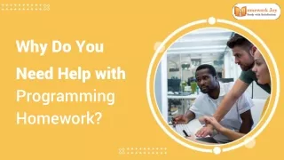Why Do You Need Help with Programming Homework_
