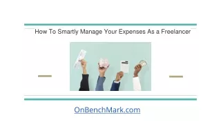 how to smartly manage your expenses as a freelancer