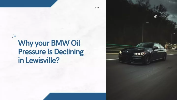 why your bmw oil pressure is declining