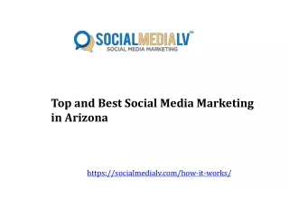 Top and Best Social Media Marketing in Arizona