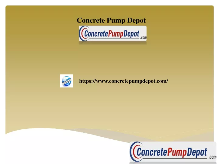 concrete pump depot