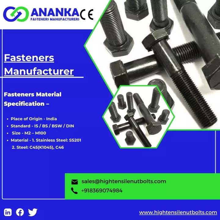 fasteners manufacturer