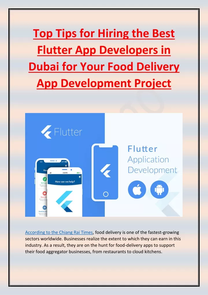 top tips for hiring the best flutter