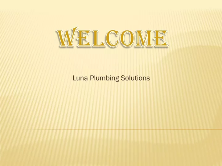 luna plumbing solutions