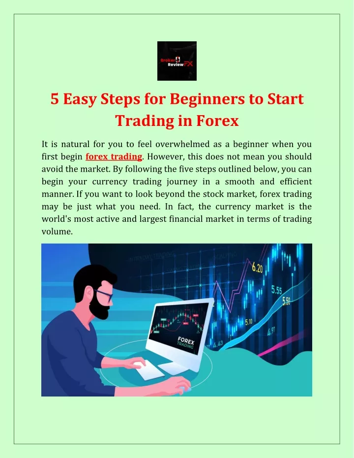 5 easy steps for beginners to start trading