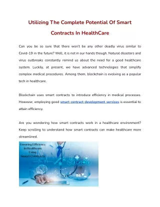 utilizing the complete potential of smart