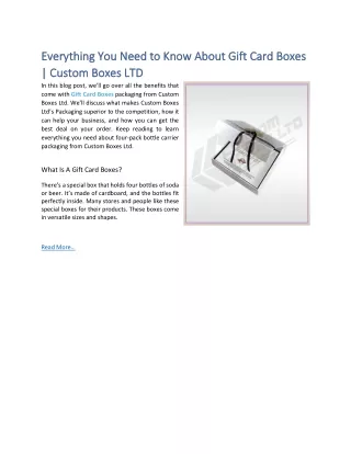 everything you need to know about gift card boxes