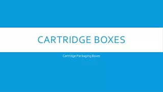Cartridge Boxes