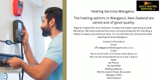 There is no need to go any farther than Wanganui, New Zealand, for all of your heating service needs