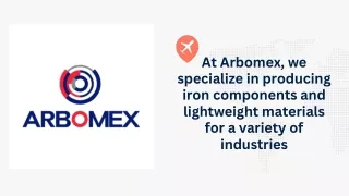 Arbomex- We offer Aluminium stamping services!!