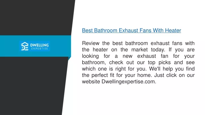 best bathroom exhaust fans with heater review