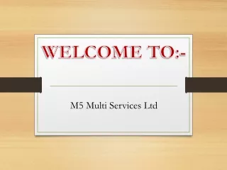 welcome to