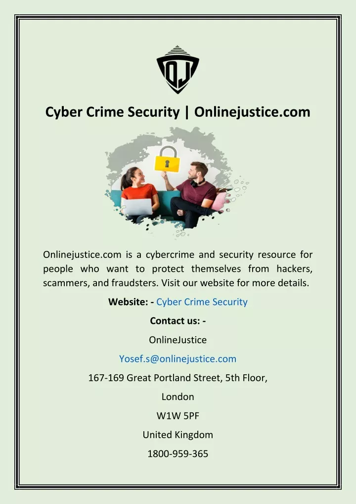 cyber crime security onlinejustice com