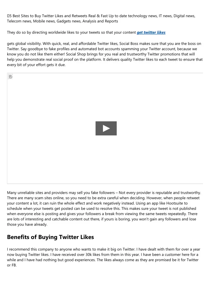 5 best sites to buy twitter likes and retweets