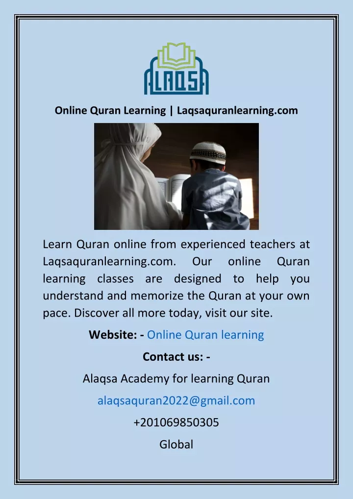 online quran learning laqsaquranlearning com