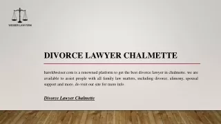 Divorce Lawyer Chalmette | Haroldweiser.com